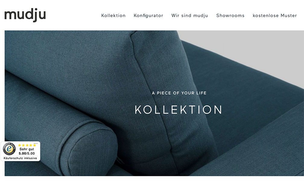 Mudju wins Shop Usability Award 2020 image