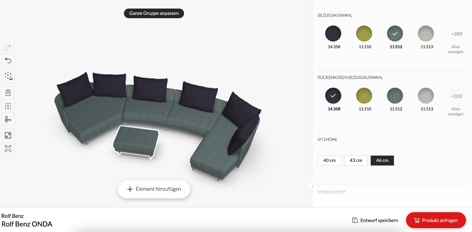 Roomle IDM-Importer: from 2D to 3D image